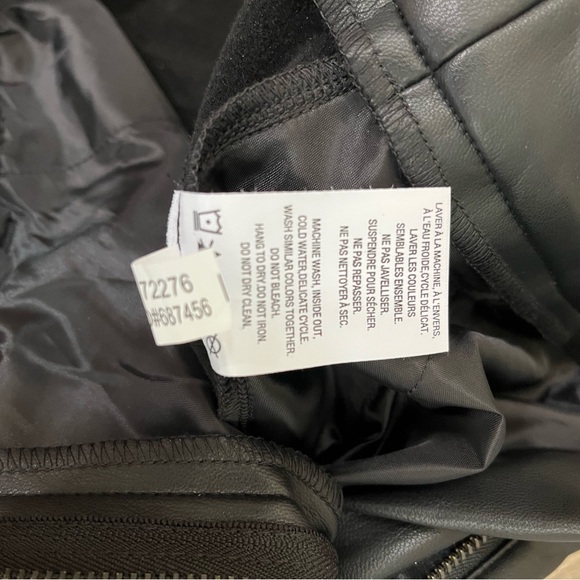 ***SOLD*** NWT Black Pleather Pants - Picture 5 of 8